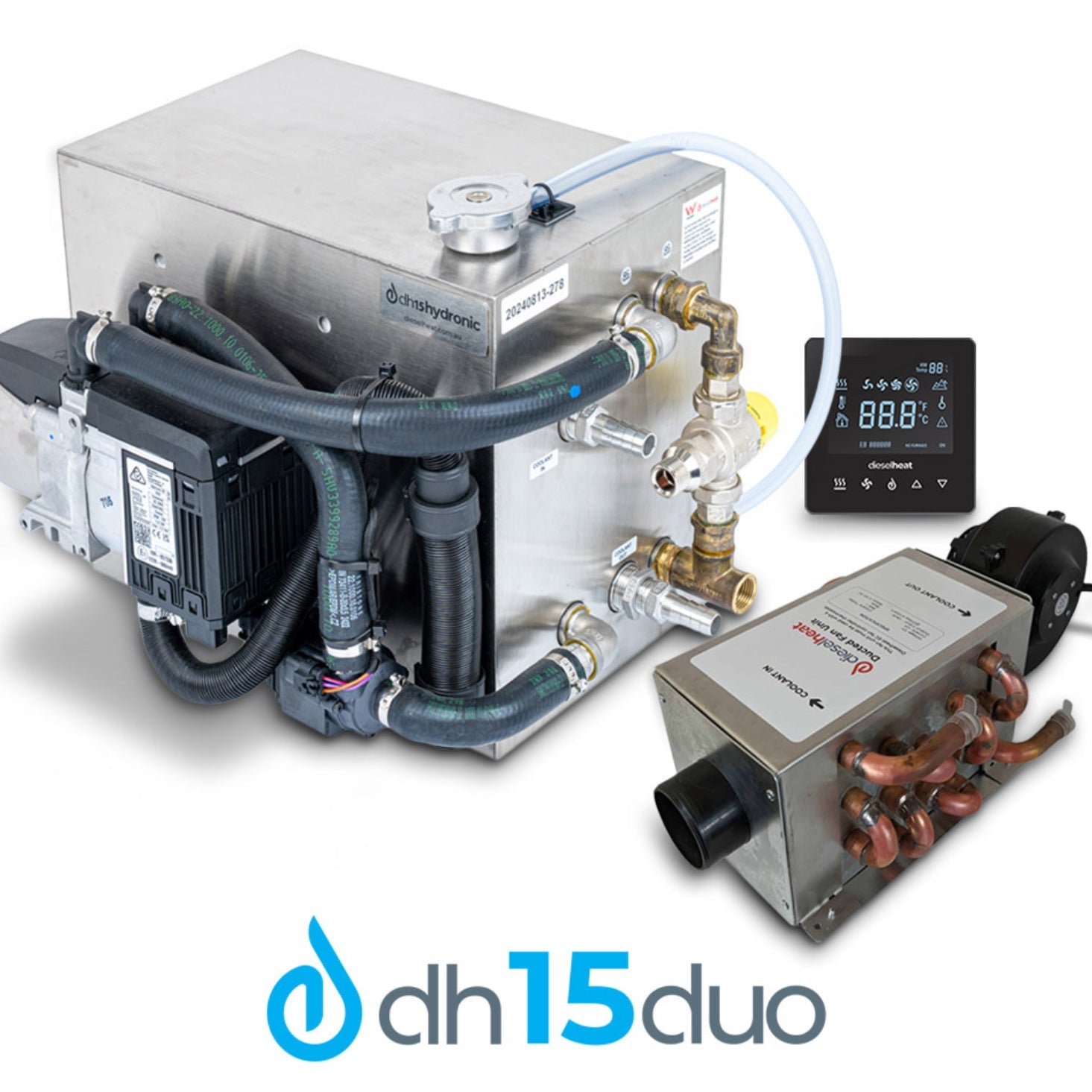 Diesel Hydronic Heater - Hot Water & Air Heating, Without LPG