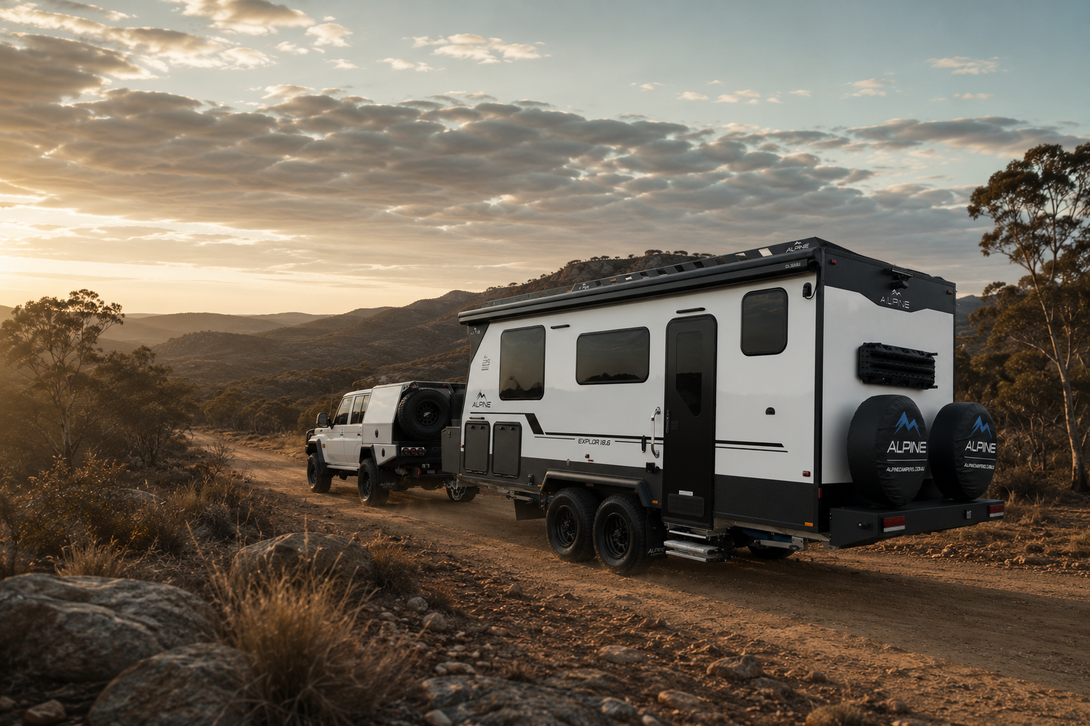 ALPINE Camper travelling through Australia