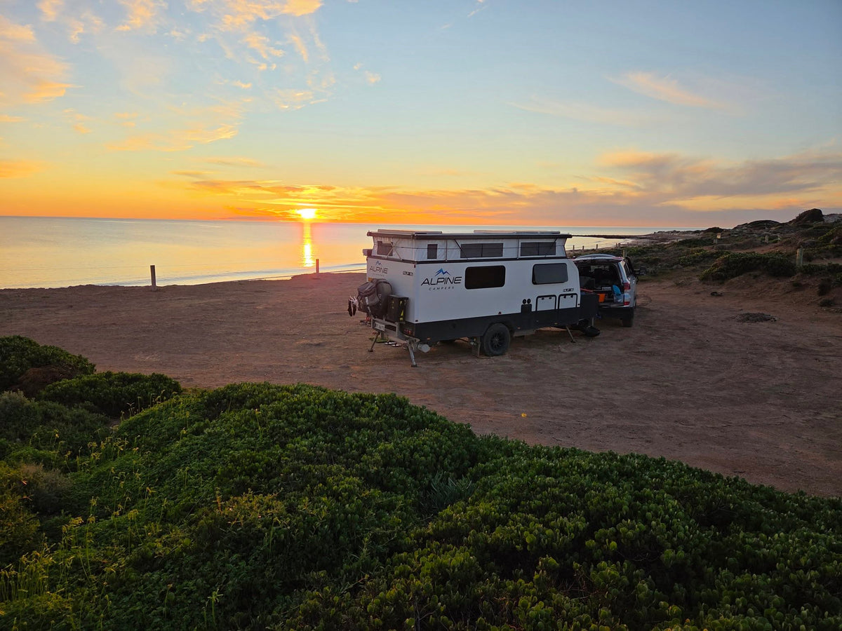 ALPINE Camper in the Australian landscape